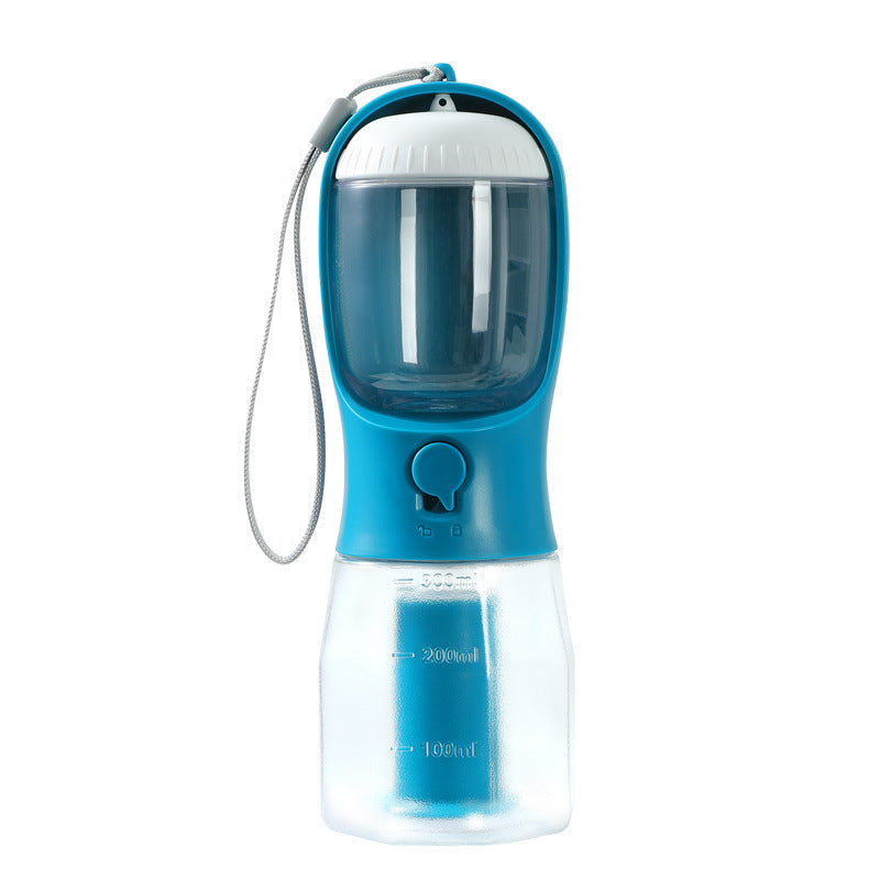 3-in-1 Portable Dog Water Bottle – Food & Water Dispenser