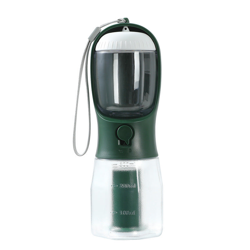 3-in-1 Portable Dog Water Bottle – Food & Water Dispenser