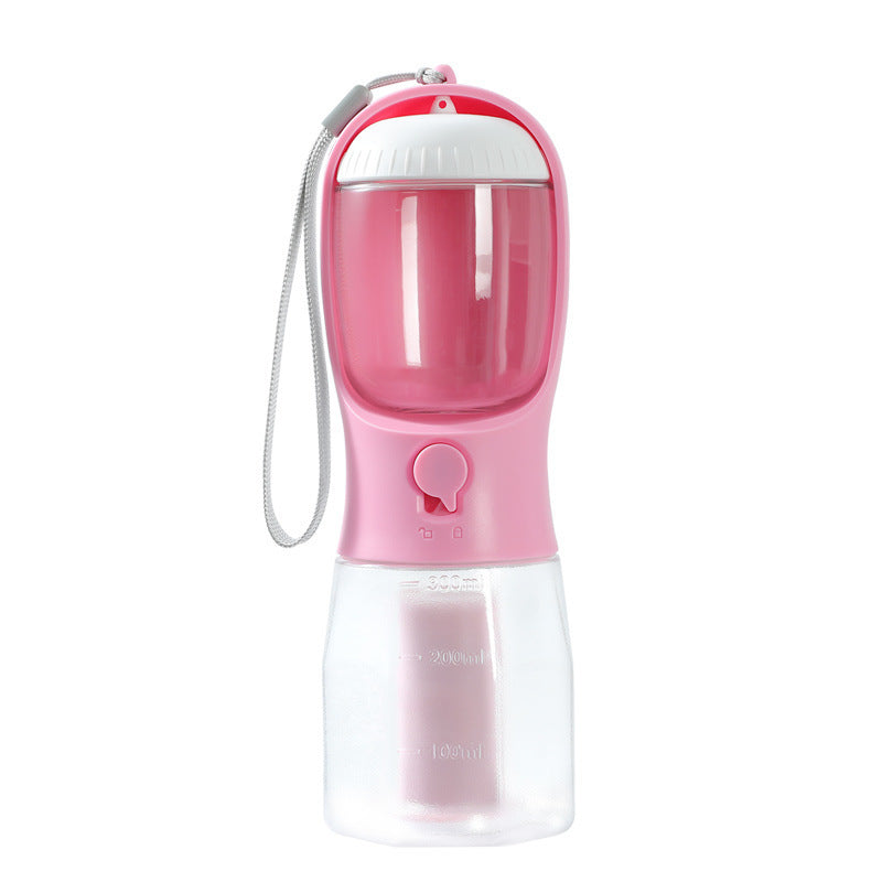3-in-1 Portable Dog Water Bottle – Food & Water Dispenser